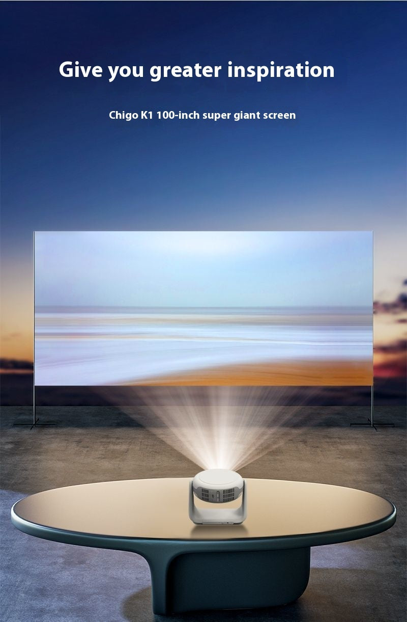 HD 4K Home Automatic Wifi Smart Voice Projector