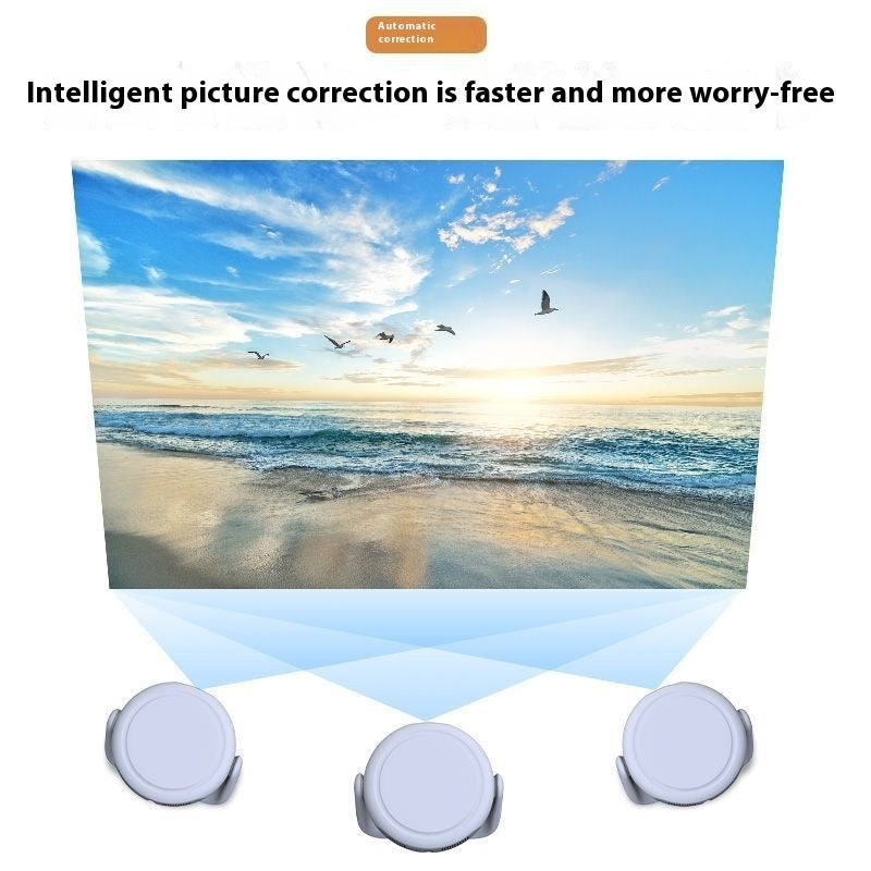 HD 4K Home Automatic Wifi Smart Voice Projector