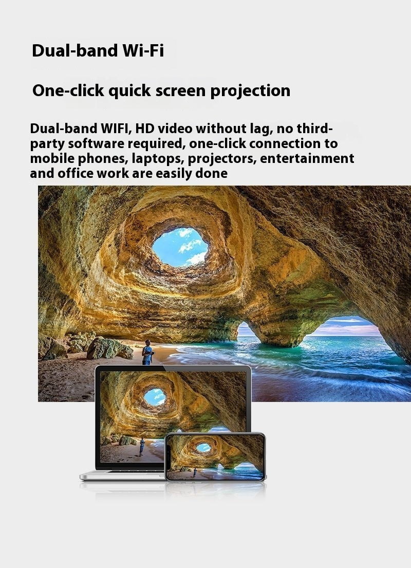 HD 4K Home Automatic Wifi Smart Voice Projector