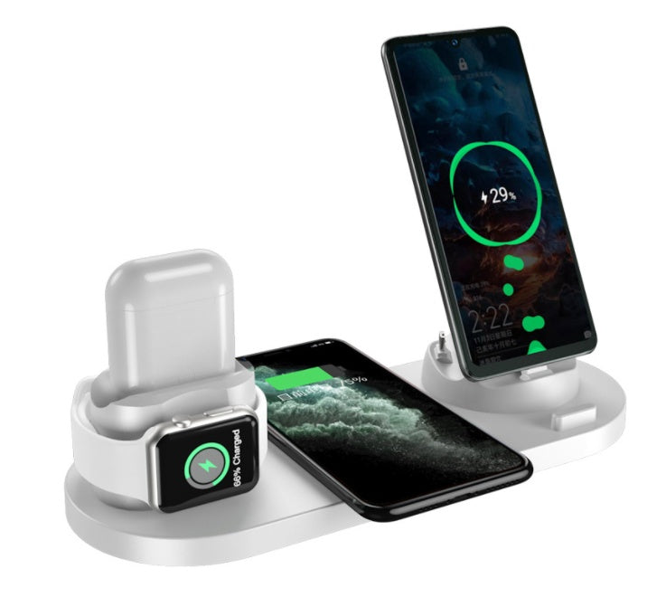Wireless 6-In-1 Charging Dock Station